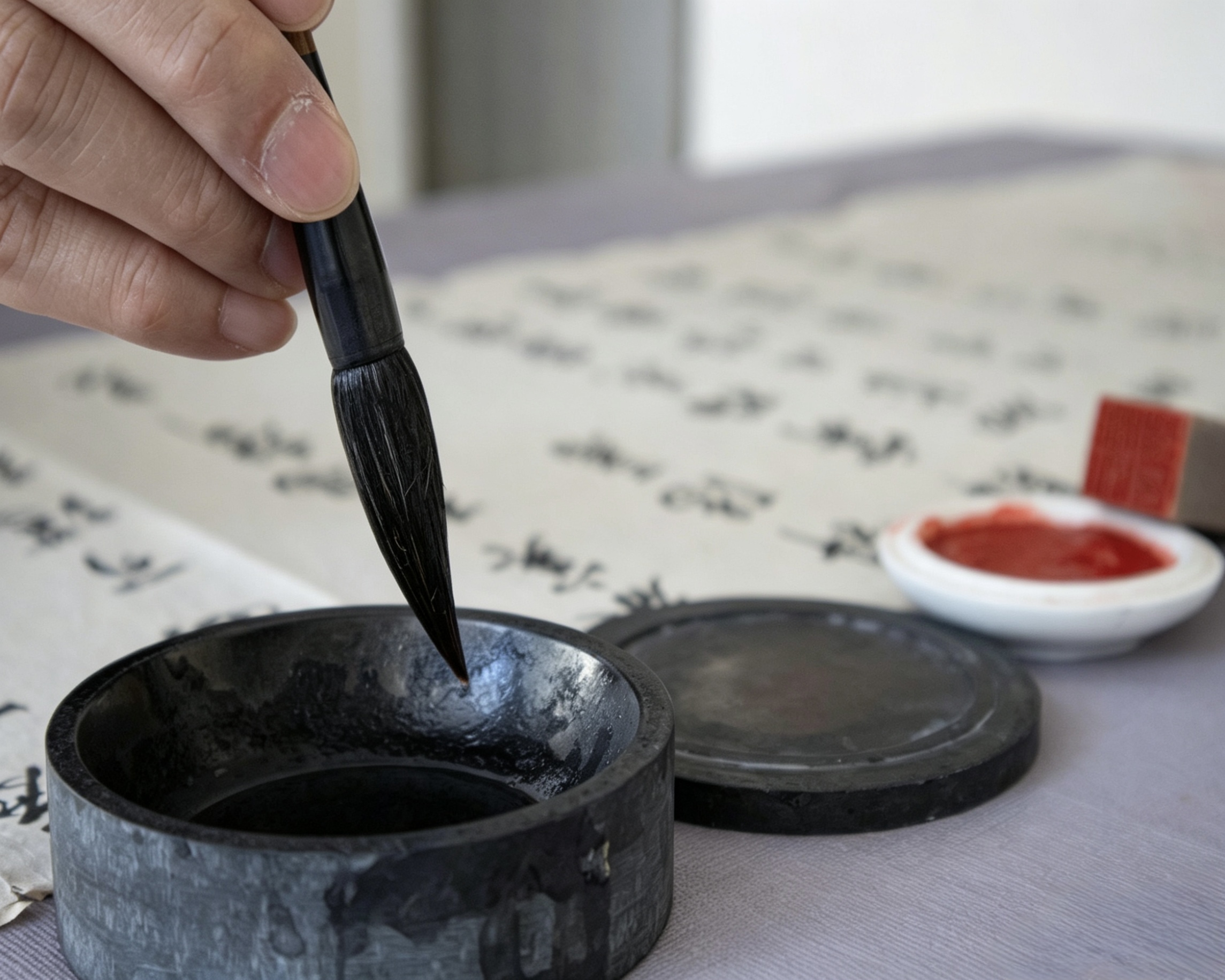 Chinese Calligraphy for Stress Relief and Mindfulness