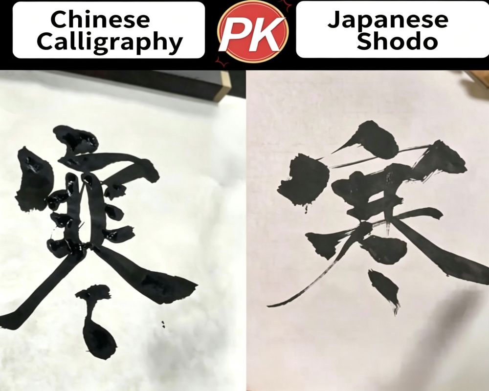 Chinese Calligraphy vs Japanese Shodo: What's the Difference?