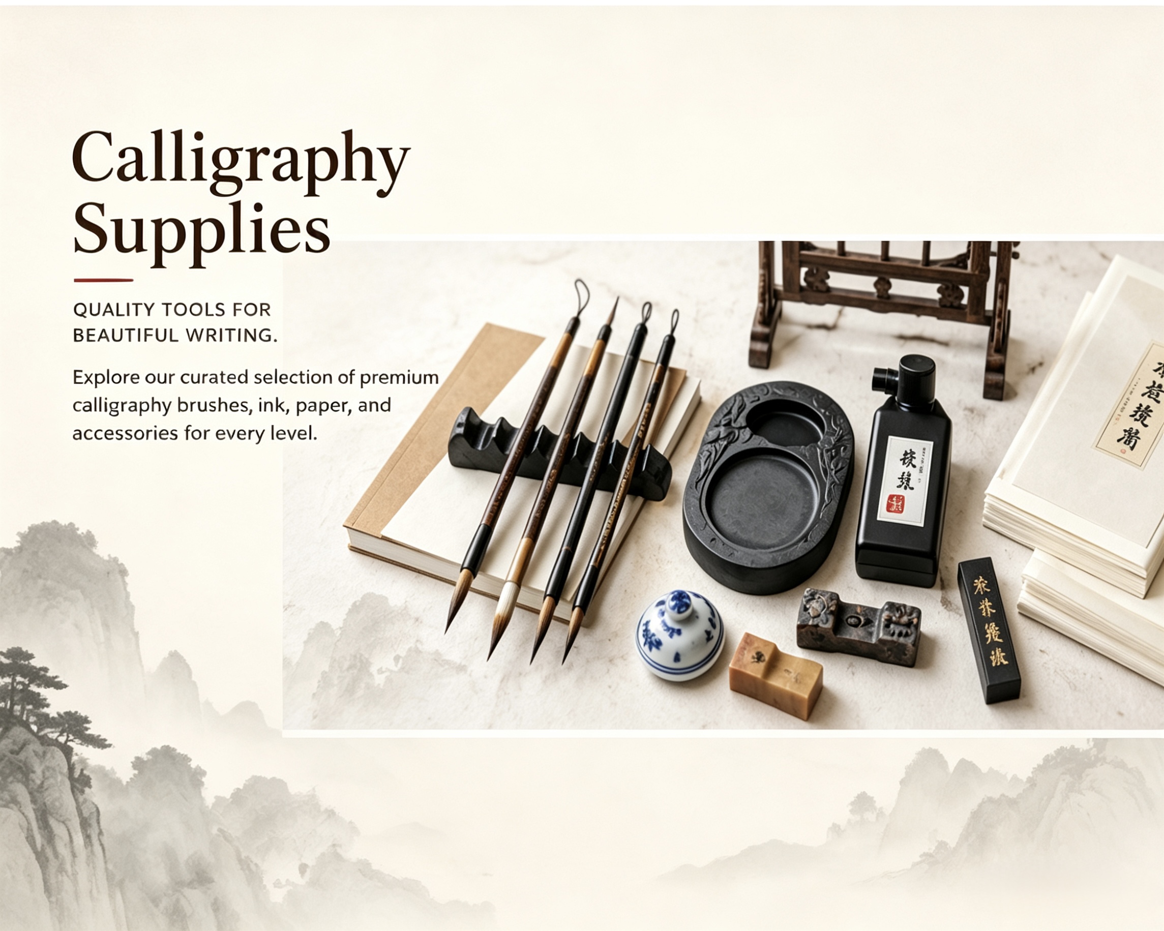 Chinese Calligraphy Supplies