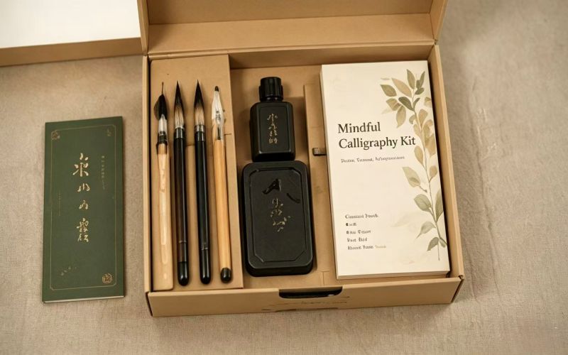Quiet Brush | Chinese Calligraphy Kits for Mindfulness