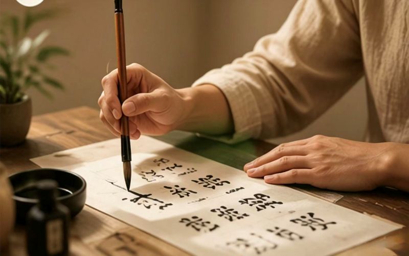 Quiet Brush | Chinese Calligraphy Kits for Mindfulness
