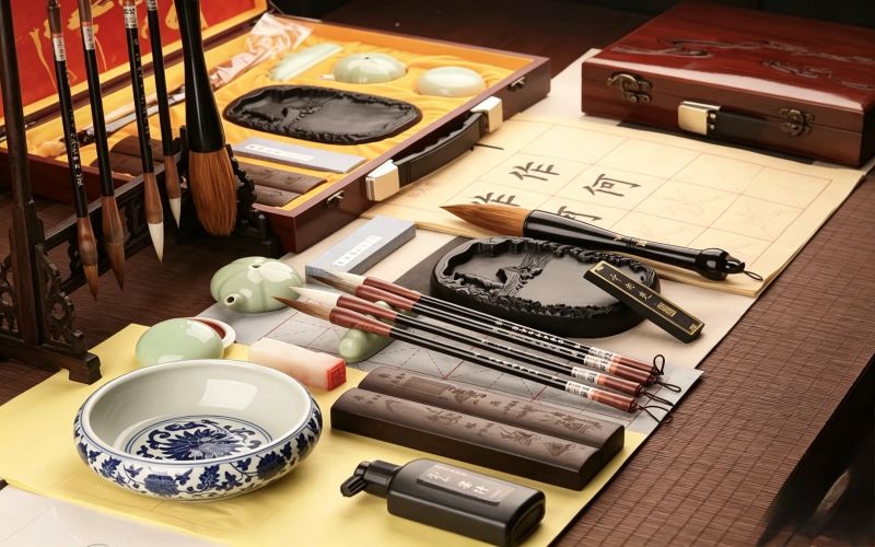 Quiet Brush | Chinese Calligraphy Kits for Mindfulness