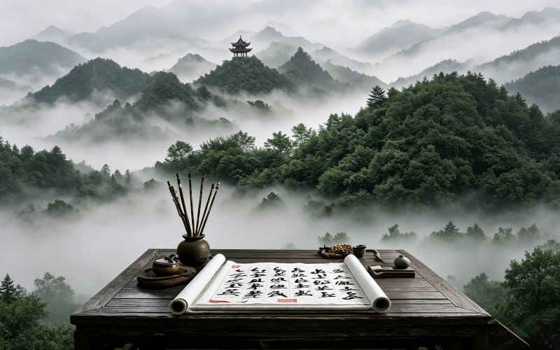 Quiet Brush | Chinese Calligraphy Kits for Mindfulness